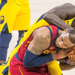 LeBron (32+13+7) recupera la ventaja de campo en Indiana
