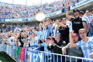 Buen ambiente en la Rosaleda.