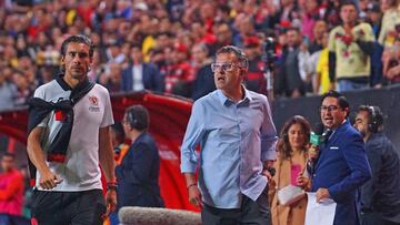 during the 13th round match between Tijuana and America as part of the Liga BBVA MX, Torneo Apertura 2024 at Caliente Stadium on October 23, 2024 in Tijuana, Baja California, Mexico.