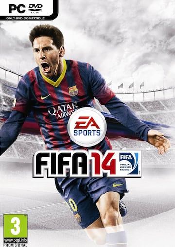 Como parte del acuerdo entre EA Sports y Leo Messi, el argentino fue el elegido para FIFA 14. 