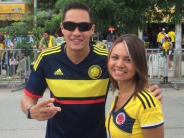 Ambiente de fiesta en B/quilla porque juega la Selección