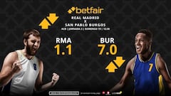 Real Madrid vs. San Pablo Burgos: horario, dónde ver, pronósticos y clasificación