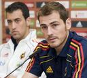 Casillas: "David Villa es la referencia de la Selección"