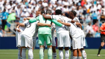 Jugadores del Real Madrid.