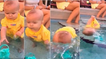 Polémica: Un bebé cae al agua y sus padres no hacen nada