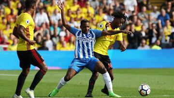 Izquierdo debutó en la Premier, en el empate del Brighton