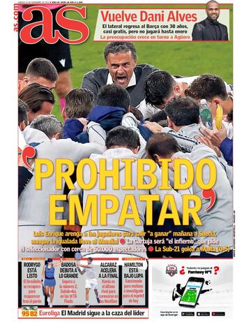 Las portadas de AS de noviembre