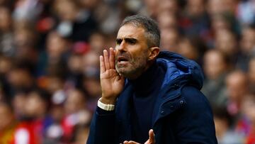 Gaizka Garitano, en el Atlético-Almería.