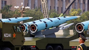 China showcased the YJ-17 hypersonic anti-ship missile along with other hypersonic systems during the Victory Day military parade.