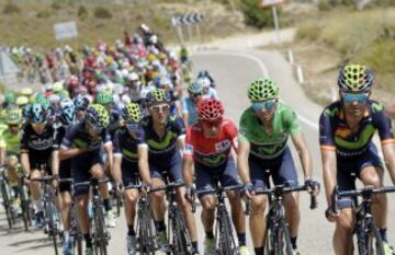 Alejandro Valverde y Nairo Quintana.