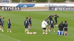 ¿Pide una chance?: ¡Vinicius le ganó en un salto a Mariano!