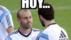 Los memes más divertidos del España-Argentina