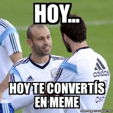 Los memes más divertidos del España-Argentina