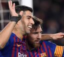 La dupla Messi-Suárez está a un solo gol de alcanzar los 750 en el Barça