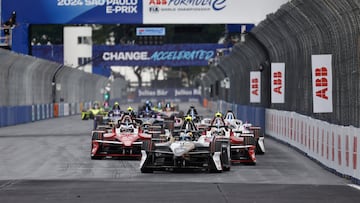 Carrera de Fórmula E en el E-Prix de Sao Paulo.