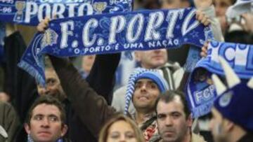 RUIDOSOS. Los seguidores del Oporto se har&aacute;n notar en M&aacute;laga.