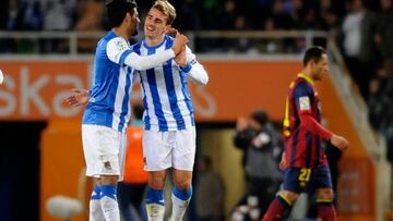 Griezmann felicita a Carlos Vela por el anuncio de su segundo hijo