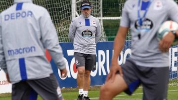 Anquela debuta este domingo con el Deportivo en partido oficial ante el Oviedo.