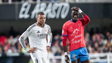 04/01/25 COPA DEL REY
PARTIDO UNICO DIECISEISAVOS
DEPORTIVA MINERA - REAL MADRID
KYLIAN MBAPPE SANDJI BARADJI