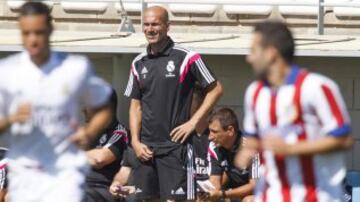 Zidane no ve claro cómo se está desarrollando el juego de su equipo...