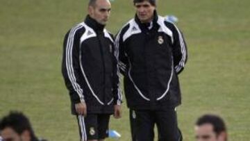 Juande Ramos durante un entrenamiento