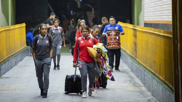 El cotejo entre Tigres Femenil y las Centellas sufrió cambios por una avería del autobús de las necaxistas.