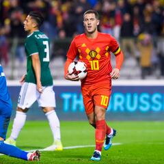 El único gol de Eden Hazard a México en partido amistoso