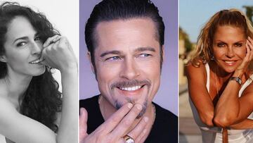 Imágenes de Mónica Estarreado, de Brad Pitt y de Makoke.