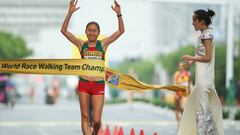¡Lupita González, histórica! Refrenda Oro en Mundial de Marcha