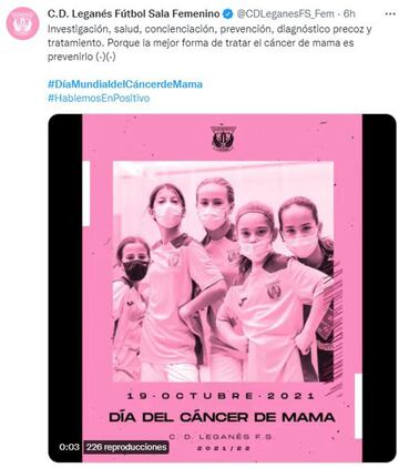 El mundo del deporte se tiñe de rosa en el #DiaMundialdelCancerdeMama