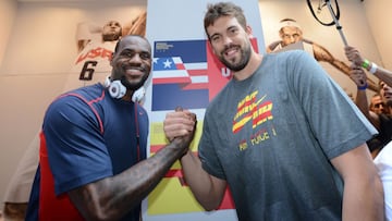 Marc y su 'problema' con LeBron: "Podemos hablarlo con unos vinos"