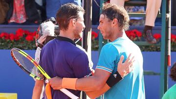 Thiem roza la perfecci車n y es el segundo tras Djokovic que gana cuatro veces en tierra a Nadal