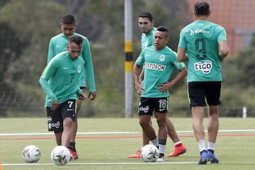 Atlético Nacional se prepara para el duelo ante Independiente Santa Fe en la Copa Águila 