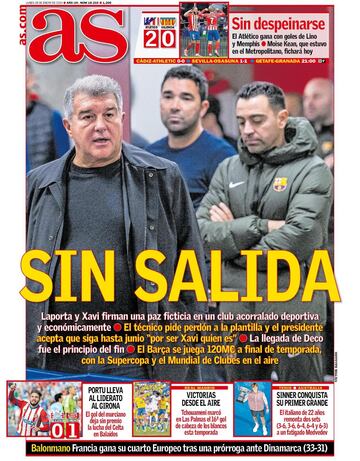 Las portadas de AS de enero