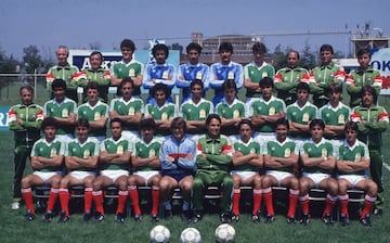 Para su segundo mundial en casa, lució por primera vez la combinación que se mantiene hasta el día de hoy: Camiseta verde, short blanco y calcetas rojas.