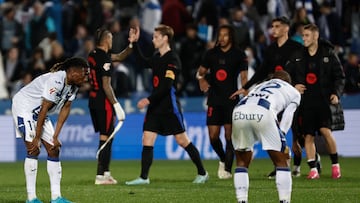 Barcelona gana tras desconcentración del Leganés