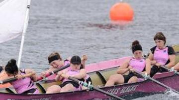 <b>Traineras en Gipúzcoa</b>.