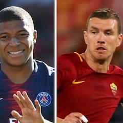 Los jugadores de la semana en Europa: Dzeko, Van Dijk y Mbappé