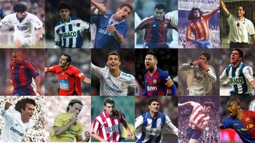 ¿Qué ocho goleadores elegirías de la historia de LaLiga?