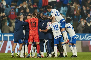 El equipo aragonés es propiedad de Jorge Mas con un 97,5% de las acciones de la entidad y entró en el club junto a Gustavo Serpa, Mariano Aguilar López, Emilio Cruz Roldán y Laurence Cook. 
 