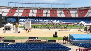 El Vicente Calderón acogió la unión del fútbol y la tecnología