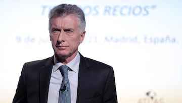 El expresidente de Argentina Mauricio Macri posa durante la inauguración del XIV Foro Atlántico 'Iberoamérica: democracia y libertad en tiempos recios', a 9 de julio de 2021, en la Casa América, Madrid, (España). Organizado por la Fundación Internacional para la Libertad (FIL), el evento tiene como objetivo abordar las problemáticas actuales relacionadas con la defensa de la libertad, el libre mercado, la democracia y el Estado de derecho.
09 JULIO 2021;MADRID;ALMEIDA;XIV FORO ATLÁNTICO;CASA AMÉRICA;DEMOCRACIA Y LIBERTAD EN TIEMPOS RECIOS
Eduardo Parra / Europa Press
(Foto de ARCHIVO)
09/7/2021