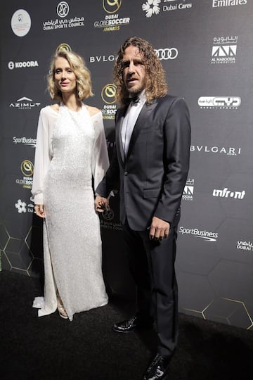 Vanessa Lorenzo y Carles Puyol.