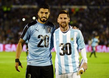 Luis Surez y Lionel Messi.