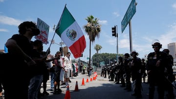 Comienzan las protestas en contra de Trump durante el Mundial de Clubes