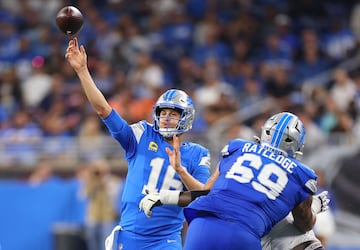 Jared Goff gana 53 millones de dólares con los Detroit Lions.