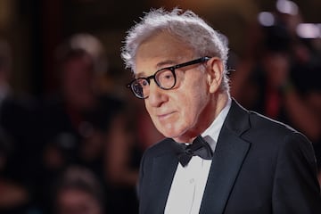 Woody Allen durante la alfombra roja de la 80ª edición del Festival de Venecia.