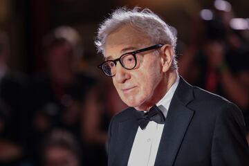 Woody Allen durante la alfombra roja de la 80ª edición del Festival de Venecia.