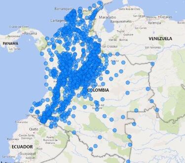 Mapa de casos y muertes por coronavirus por departamentos en Colombia: hoy, 9 de enero
