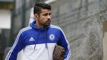 Costa, con el Chelsea en pretemporada.